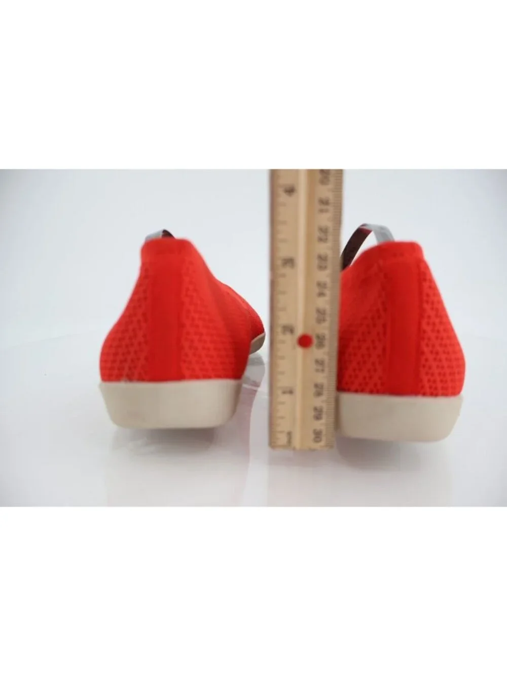 Earth Origins Ferris Knit Ballet Flats Red Size 10 Slip On Comfort Shoes